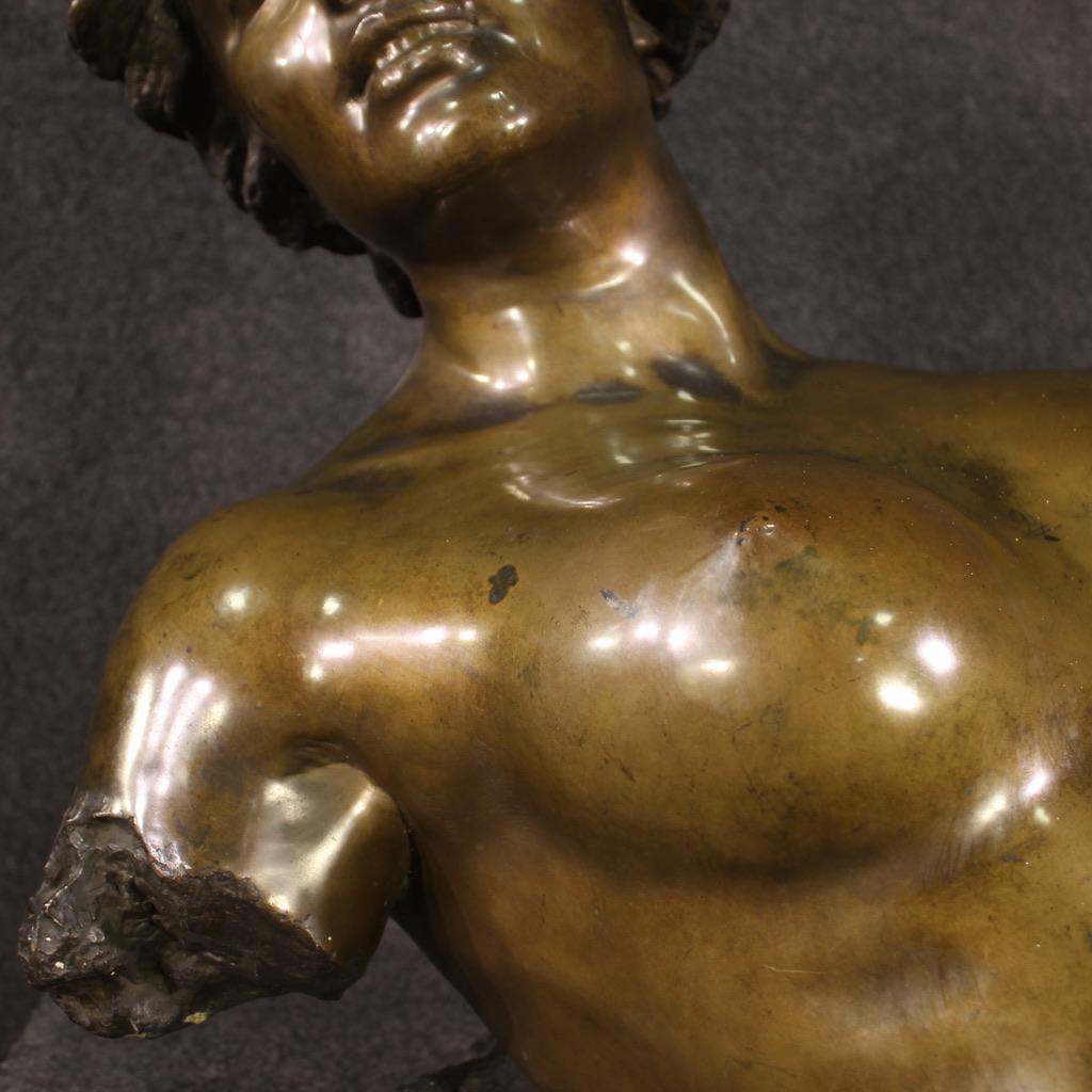 20th Century Italian Signed Giuseppe Renda Bronze Sculpture Nude Female, 1910 8