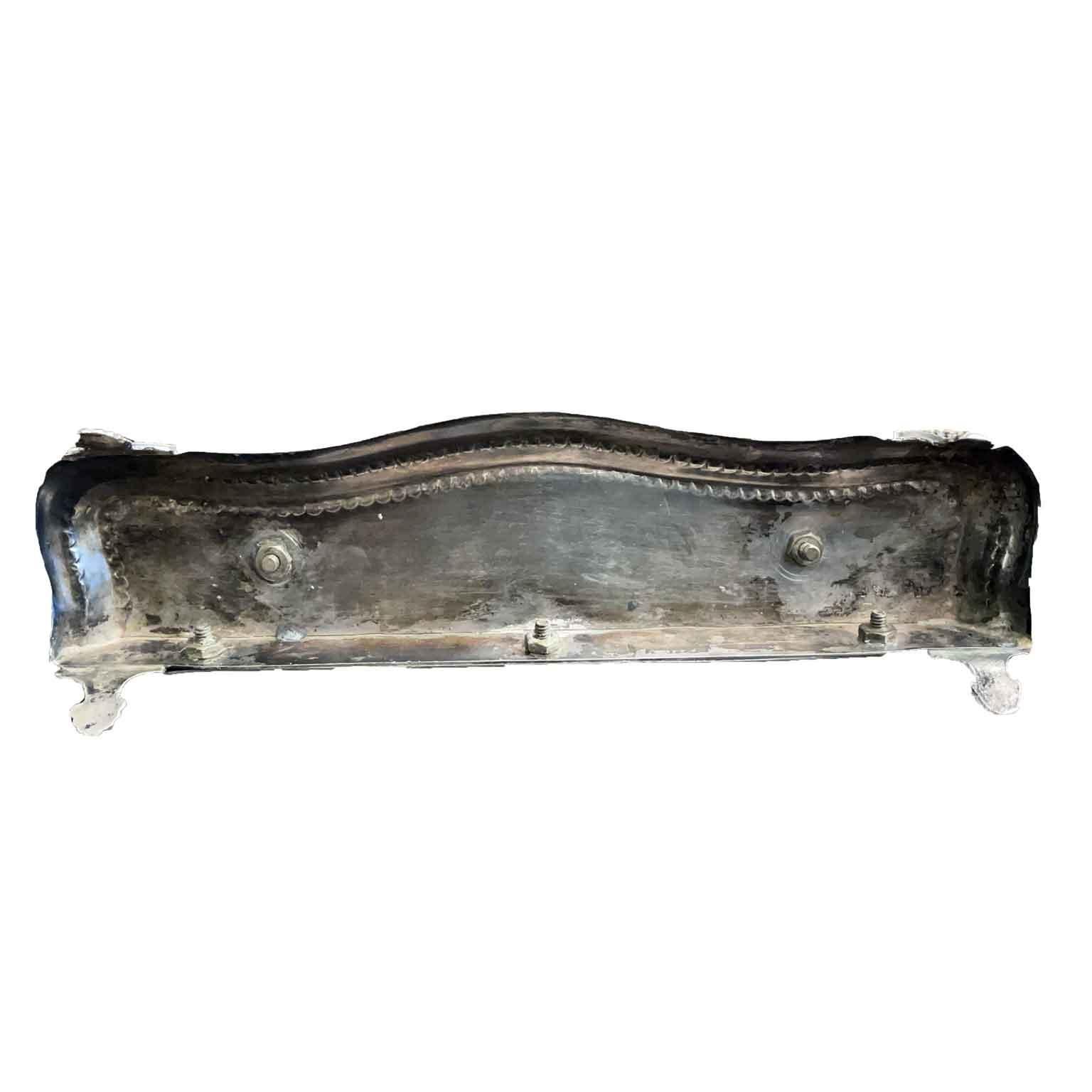 20th Century Italian Judaica Silver Hanukkah Lamp Menorah 4