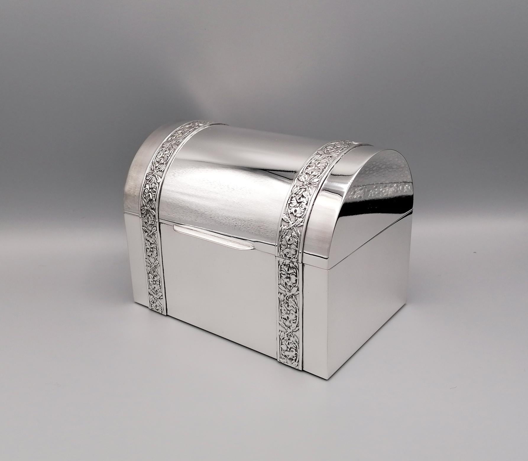 silver powder box for baby