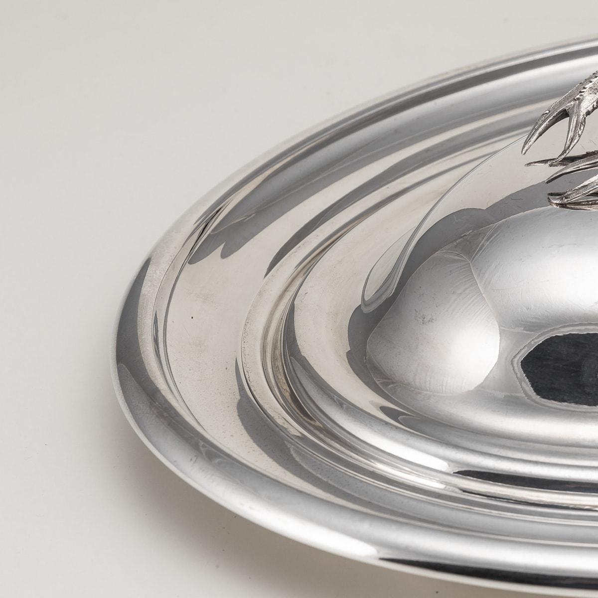 20th Century Italian Silver Plated Lobster Serving Dish, C.1960 1