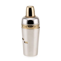 20th Century Italian Silver Plated "Recipe" Cocktail Shaker, c.1950