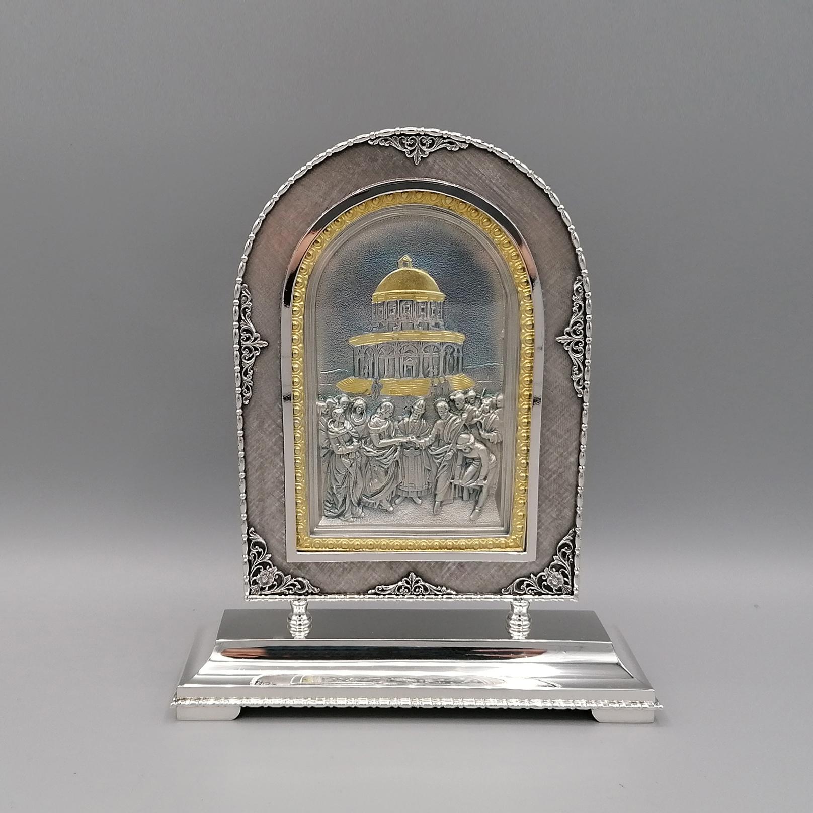 20th Century Italian Silver Portal 