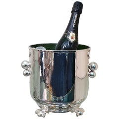 20th Century Italian Silver Wine Cooler