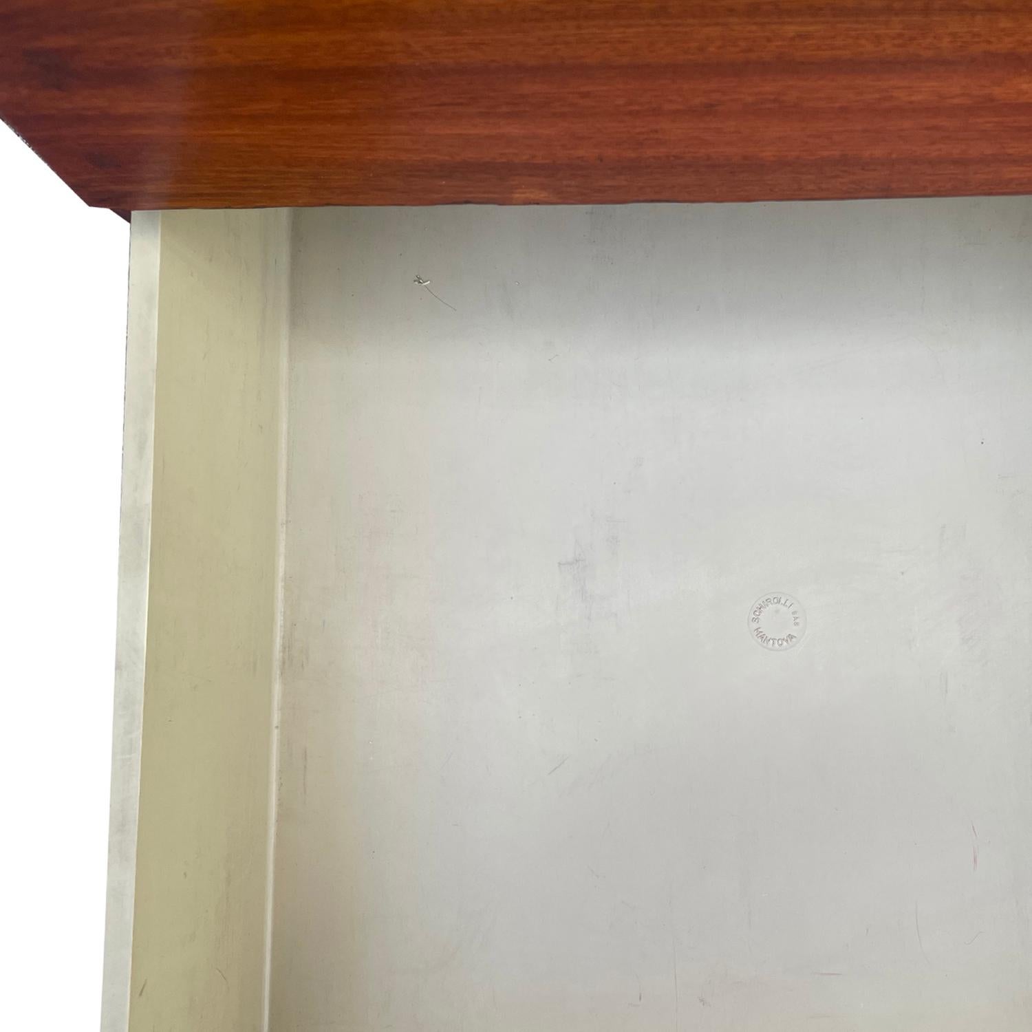 Kleiner italienischer Schirolli Mantova-Schreibtisch aus Mahagoni des 20. Jahrhunderts von Gio Ponti im Angebot 7
