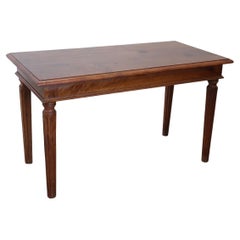 20th Century Italian Sofa Table or Coffee Table in Solid Walnut