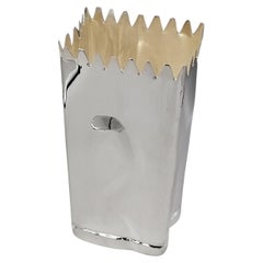 20th Century Italian Solid Silver  Breadstick Holder - Vase