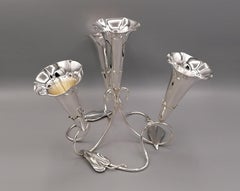 20th Century Italian Solid Silver Epergne