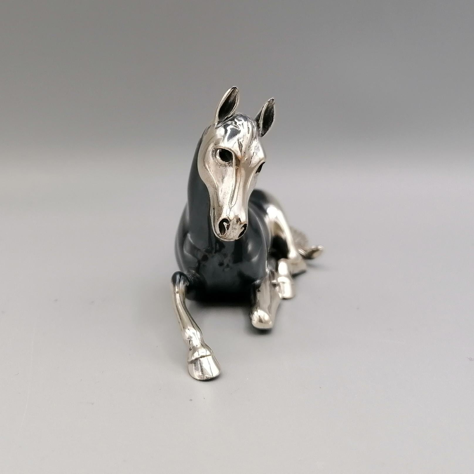 Other 20th Century Italian Solid Silver Horse Statue