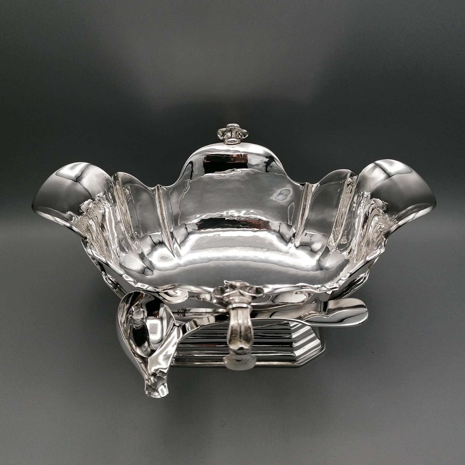Other 20th Century Italian Solid Silver Souce Boat 