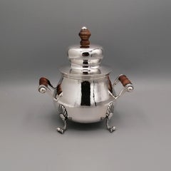 20th Century Italian Solid Silver Sugar Bowl