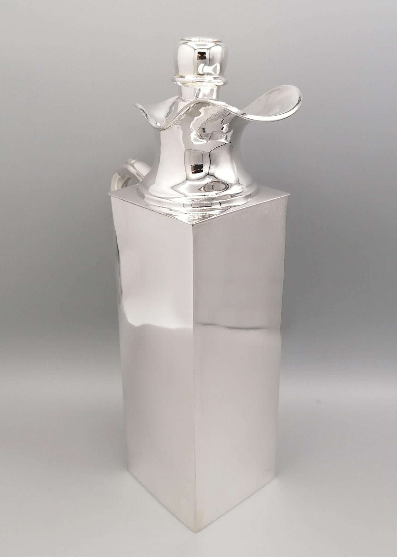 20th Century Italian Solid Silver Thermal Jug For Sale 4