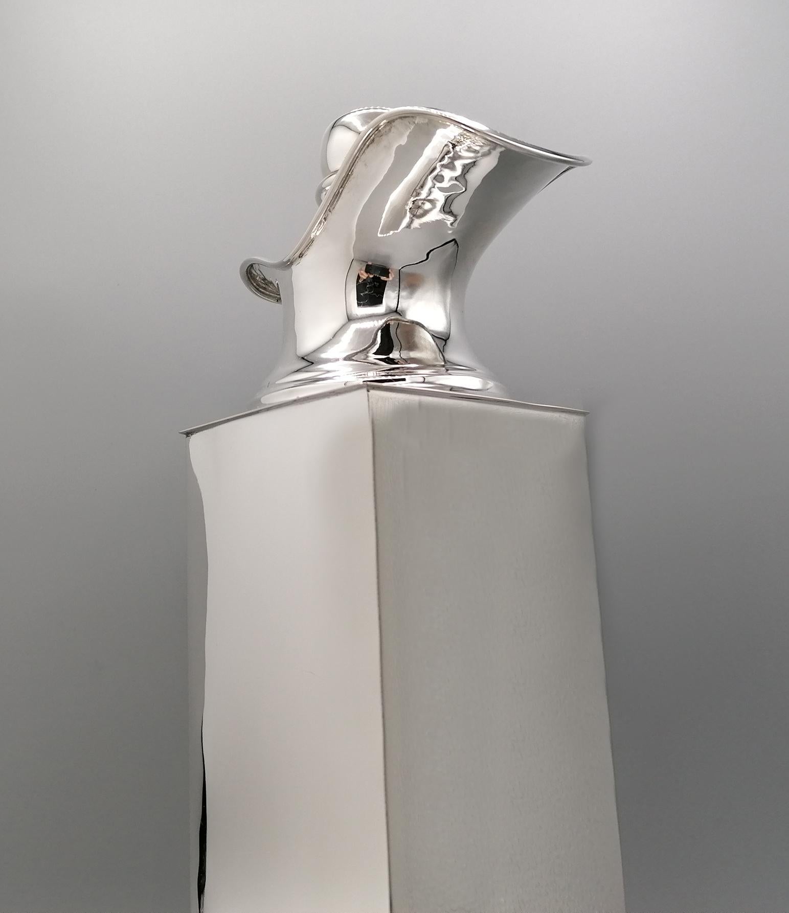 20th Century Italian Solid Silver Thermal Jug For Sale 3