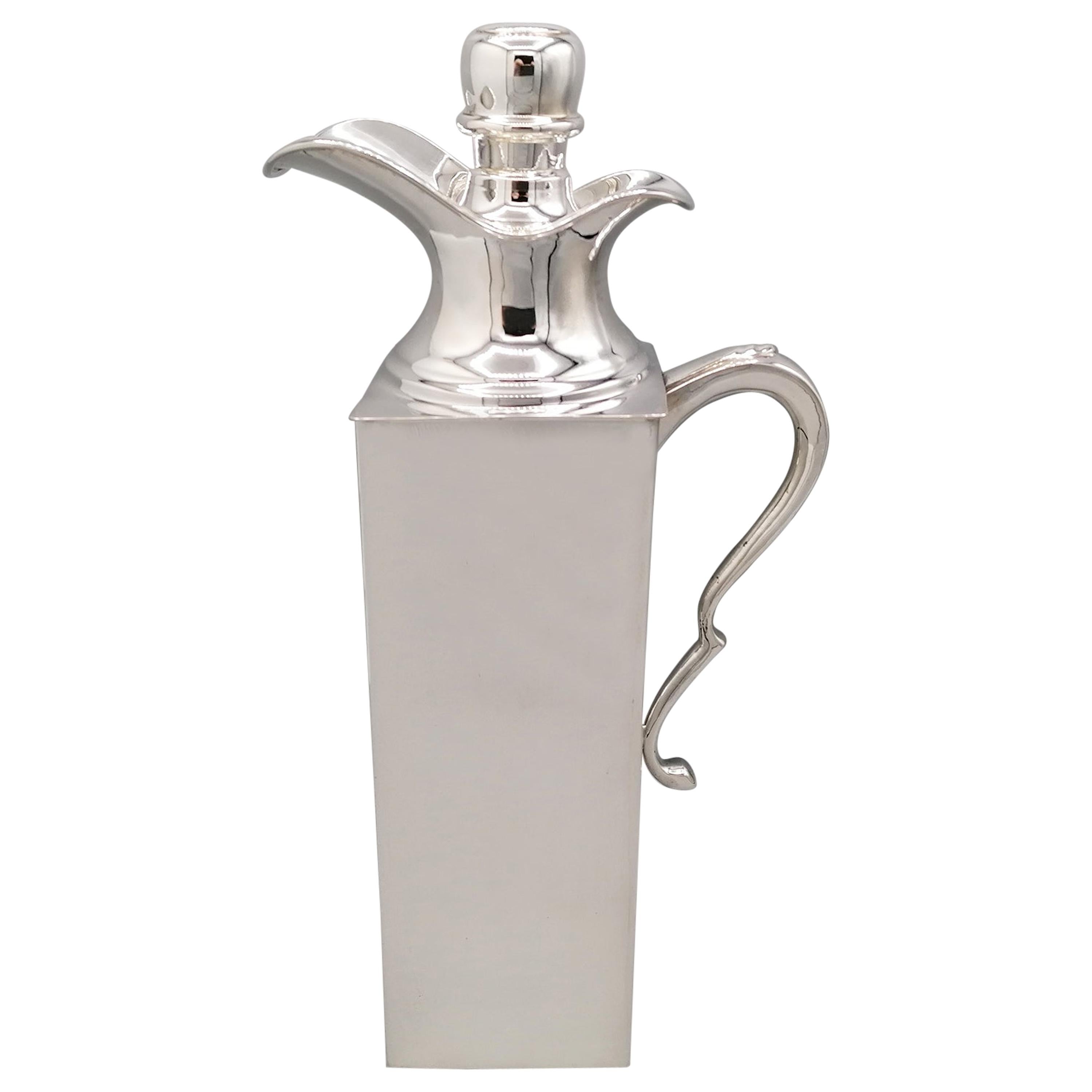 20th Century Italian Solid Silver Thermal Jug For Sale