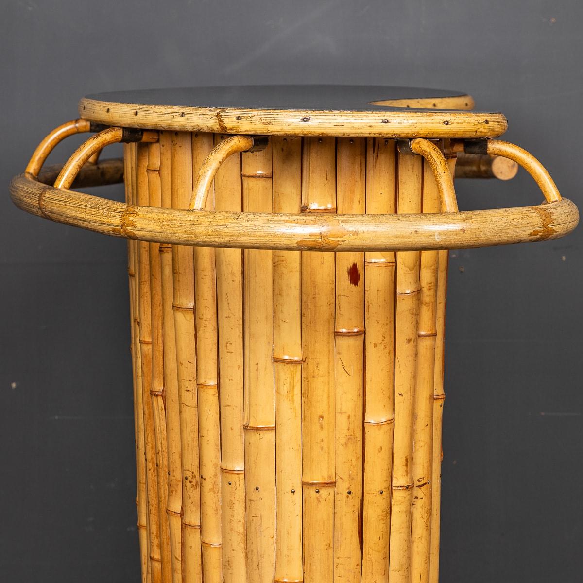 20th Century Italian Standing Bamboo Tiki Bar c.1960 For Sale 12