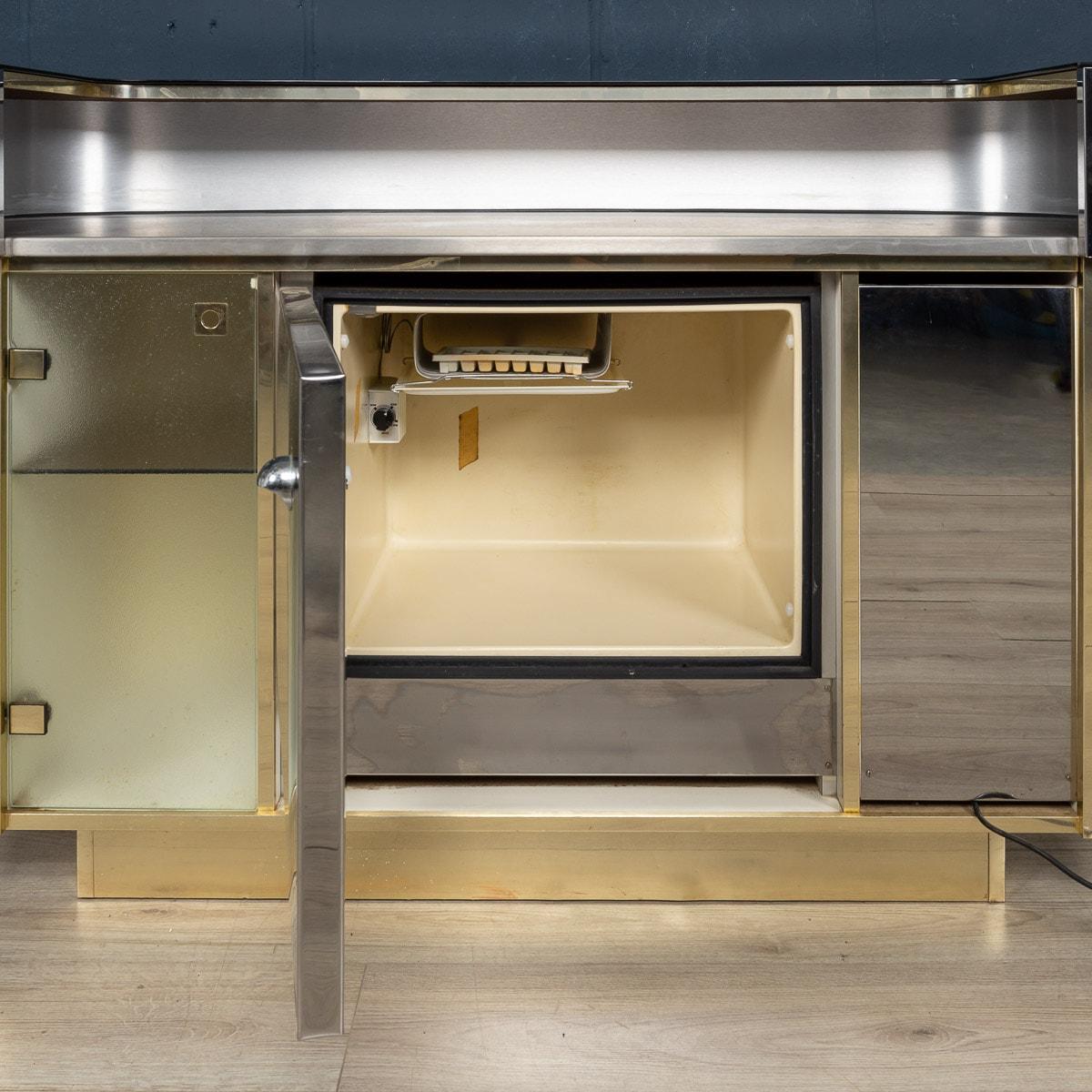 20th Century Italian Standing Dry Bar By Willy Rizzo, c.1970 8