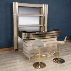 20th Century Italian Standing Dry Bar By Willy Rizzo, c.1970