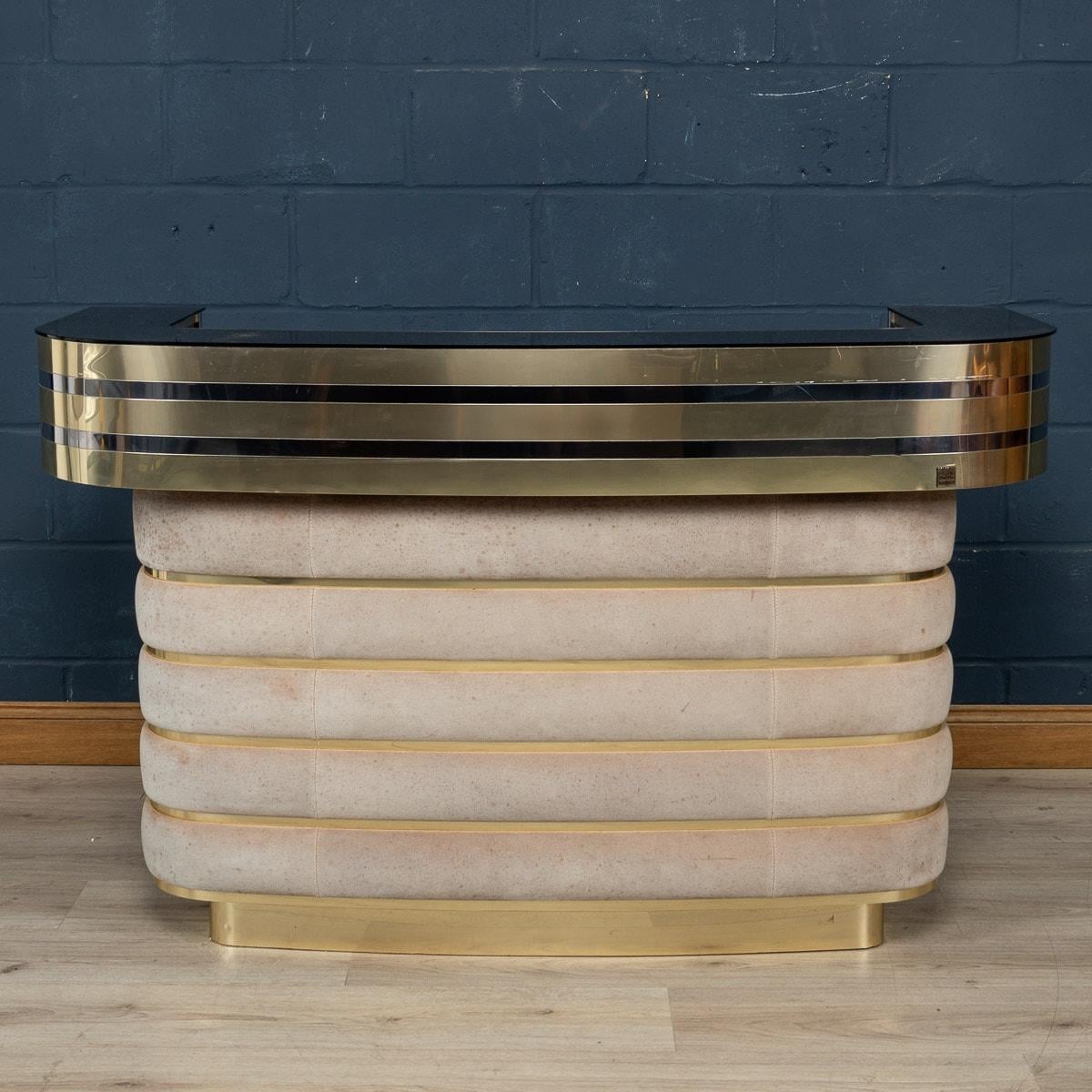 20th Century Italian Standing Dry Bar By Willy Rizzo, c.1970 3