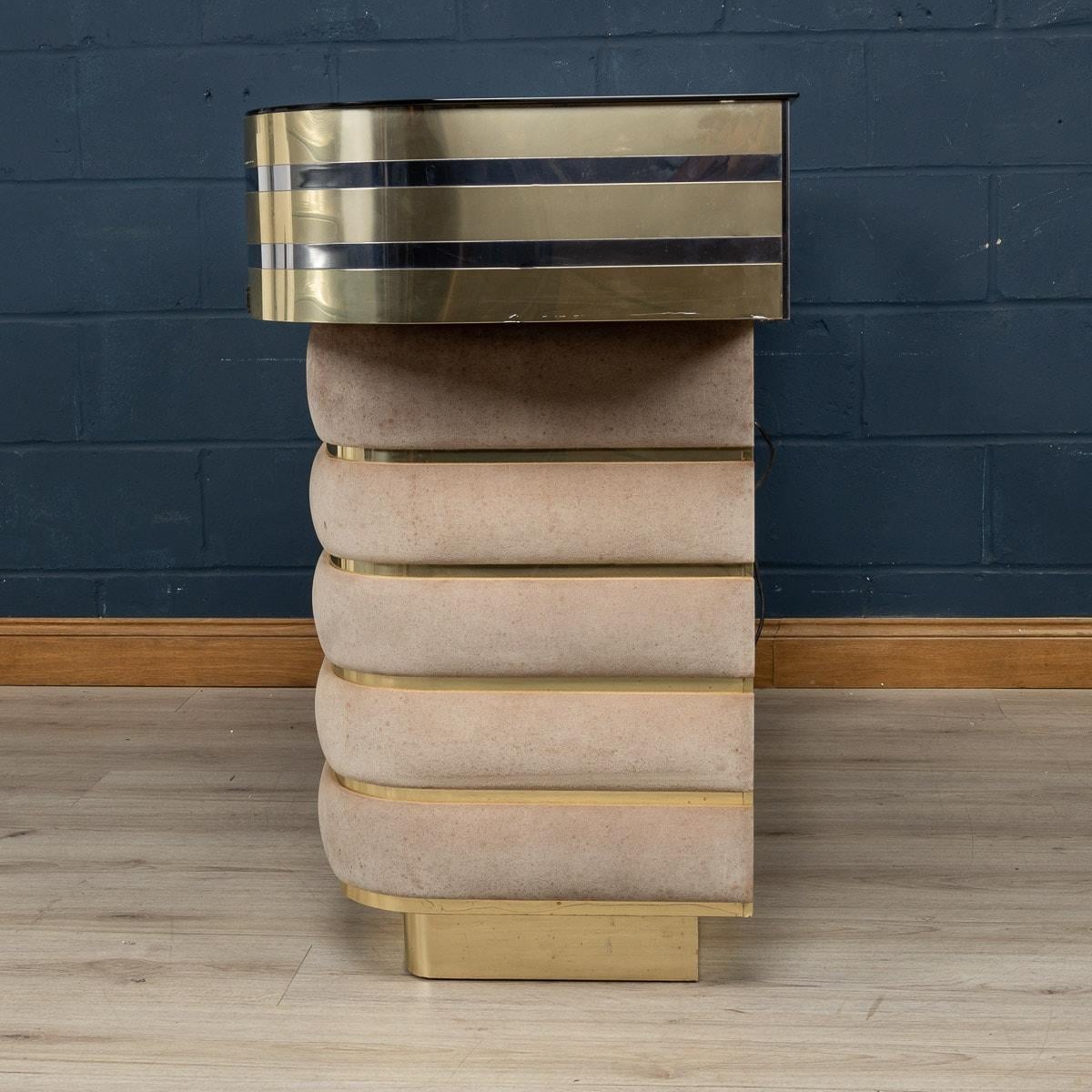 20th Century Italian Standing Dry Bar By Willy Rizzo, c.1970 4