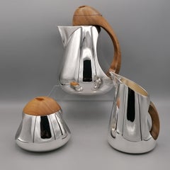 A. Silver del XX secolo. Teaset "Deco