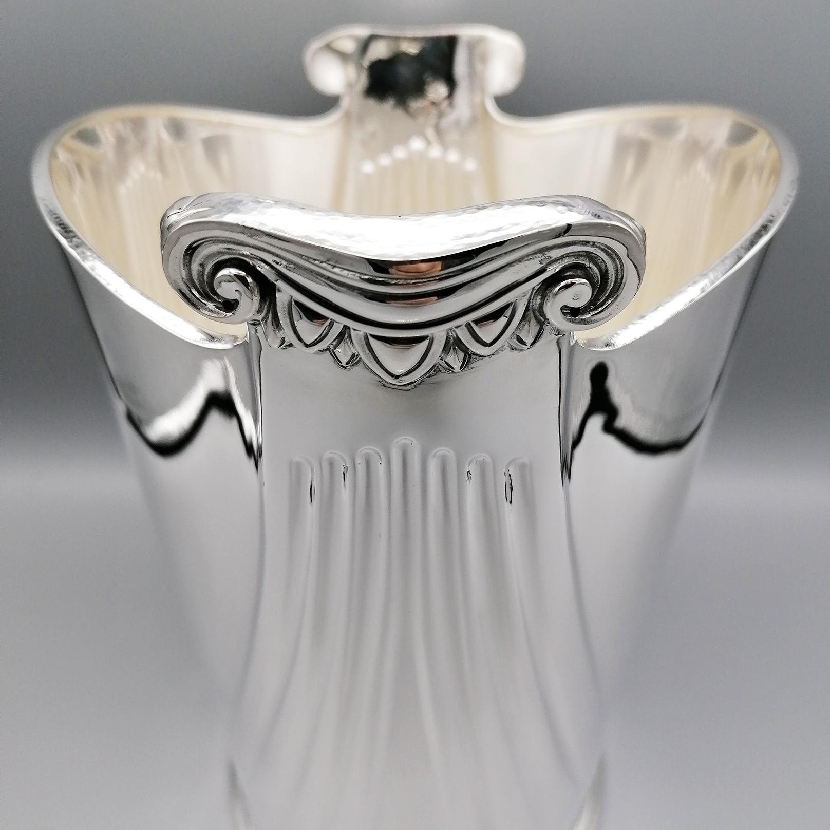 20th Century Italian Sterling Champagne and Ice Buckets Neoclassical Style 2