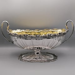 20th Century Italian Sterling Silver Baroque Jatte Centrepiece