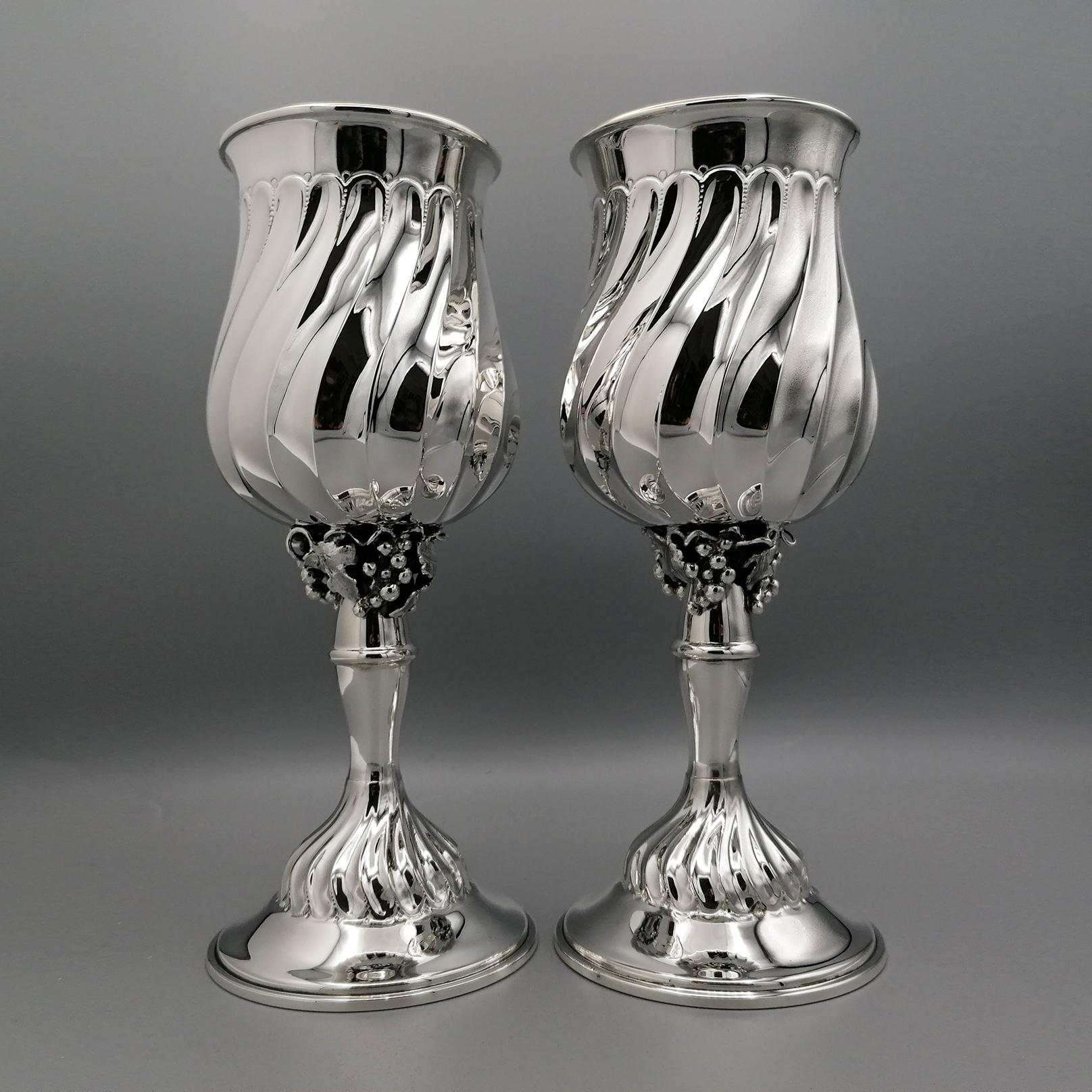 Other 20th Century Italian Sterling Silver Beakers For Sale
