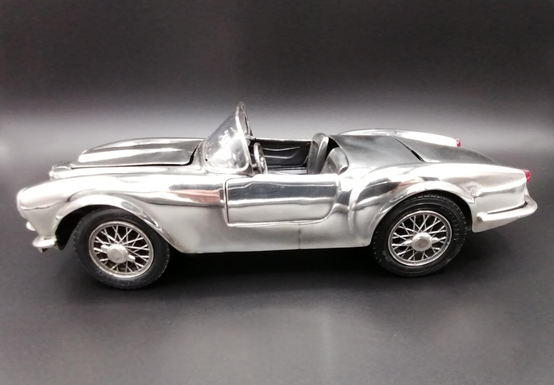 20th Century Italian Sterling Silver Car Model of Lancia Aurelia B24 1