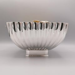 bol à caviar en argent sterling italien du 20ème siècle