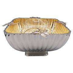 20th Century Italian Sterling Silver Caviar Bowl