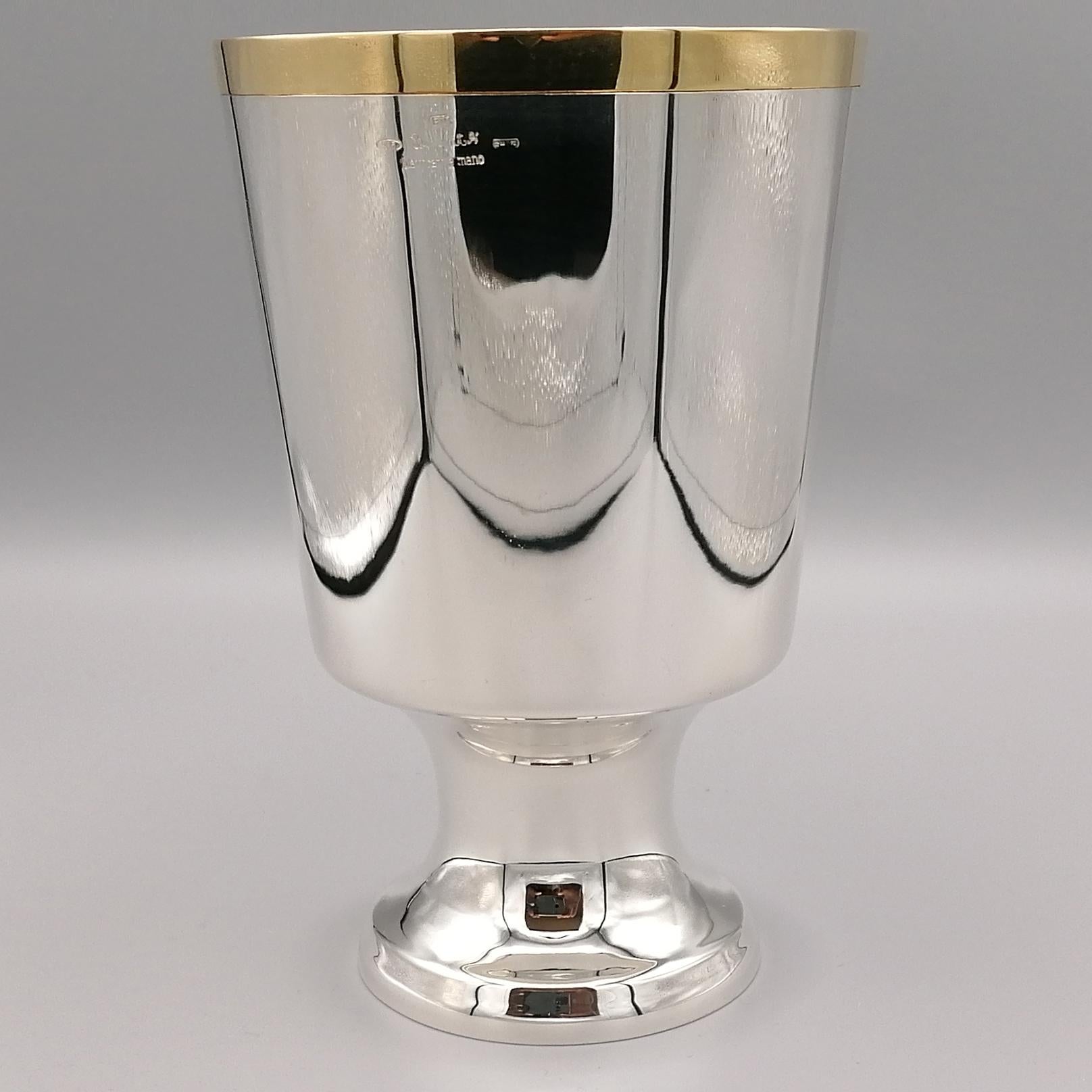 Other 20th Century Italian Sterling Silver Chalice For Sale