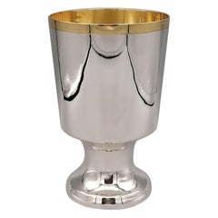 Retro 20th Century Italian Sterling Silver Chalice