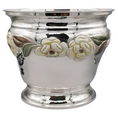 20th Century Italian Sterling Silver Champagne Bucket