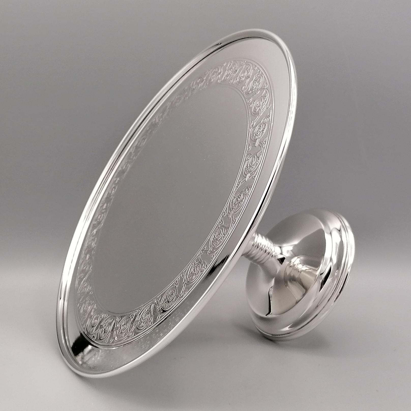 20th Century Italian Sterling Silver Comport For Sale 2