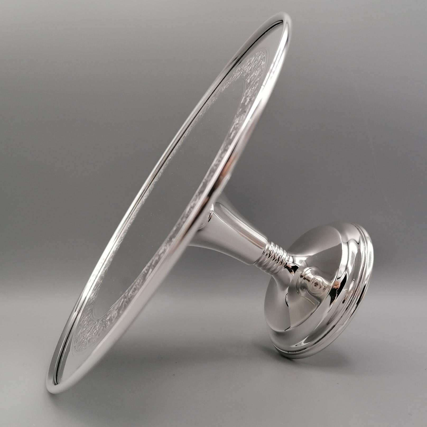 20th Century Italian Sterling Silver Comport For Sale 3