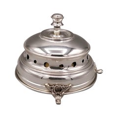 20th Century Italian Sterling Silver Desk Bell