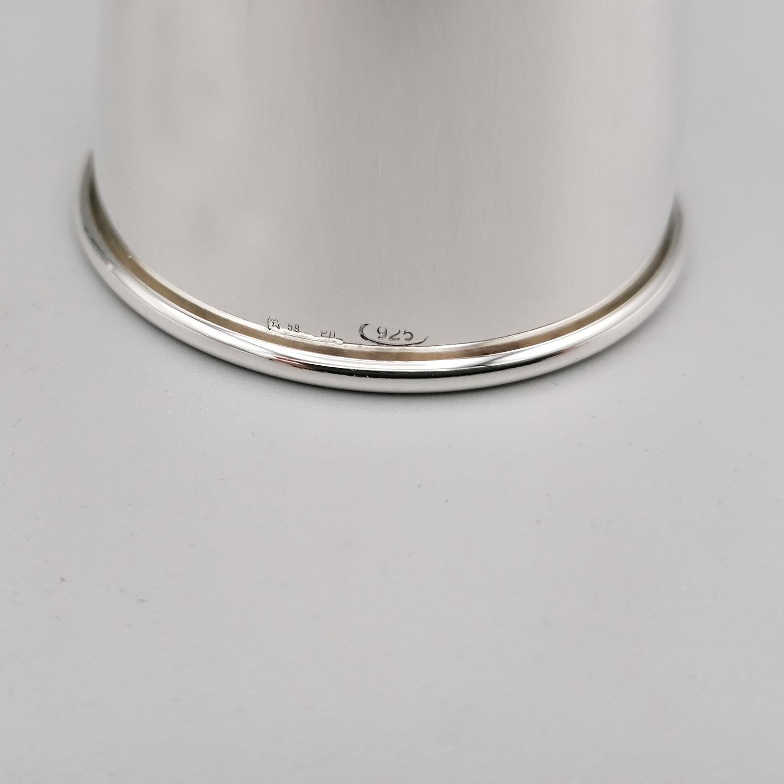 20th Century Italian Sterling Silver Egg Cup For Sale 7