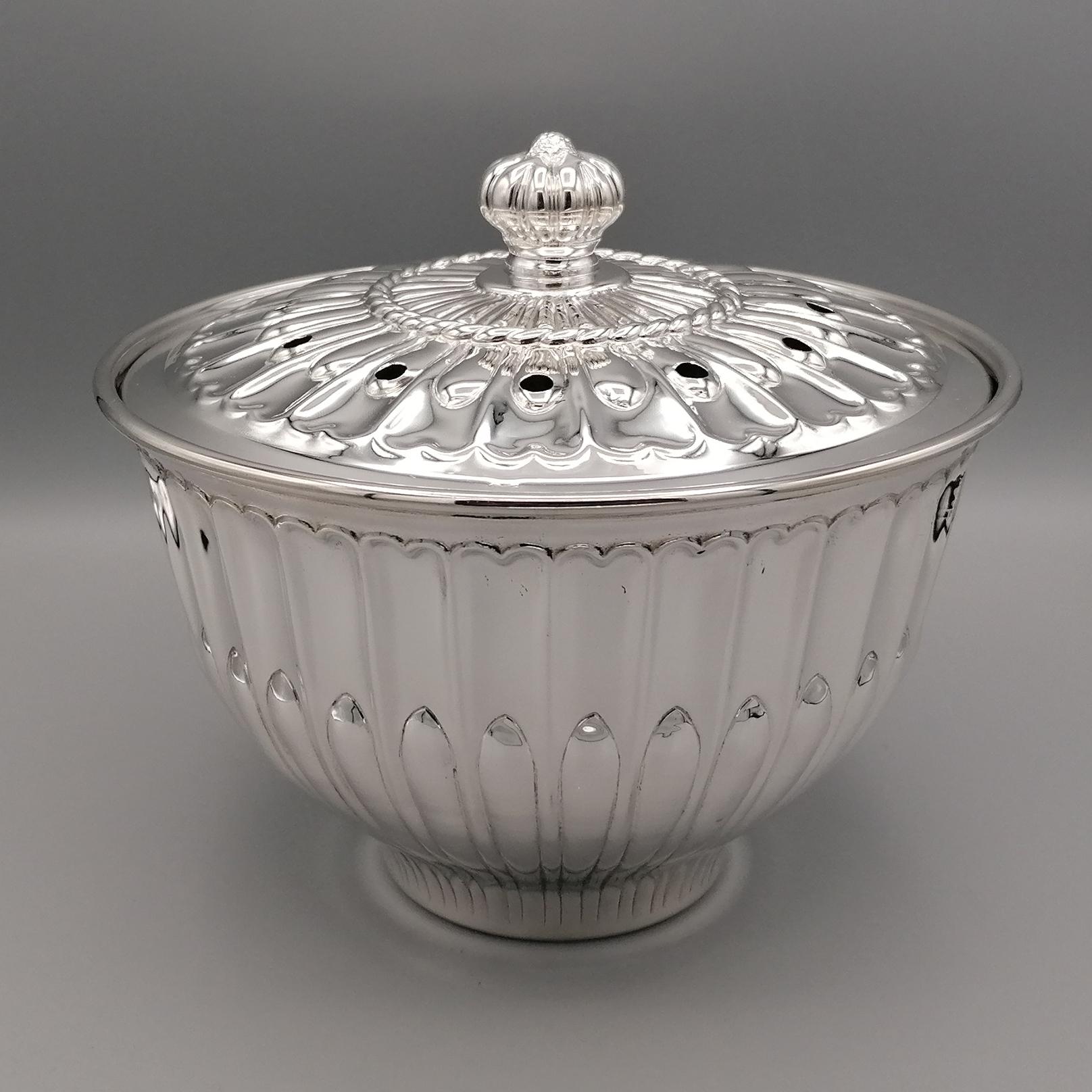 Other 20th Century Italian Sterling Silver Essence Holder Box For Sale