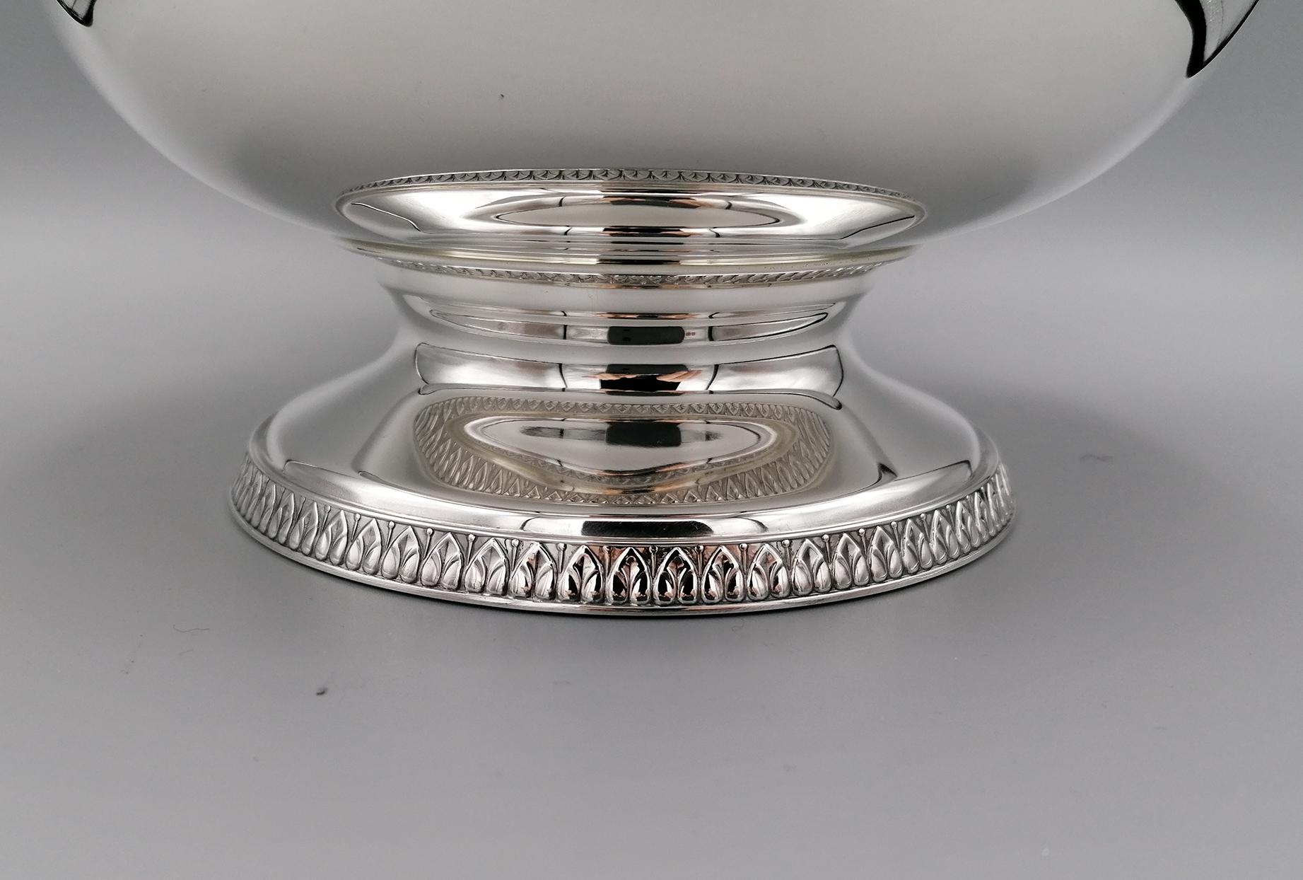 sterling silver caviar bowl