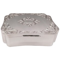 Used 20th Century Italian Sterling Silver Jewelry Box