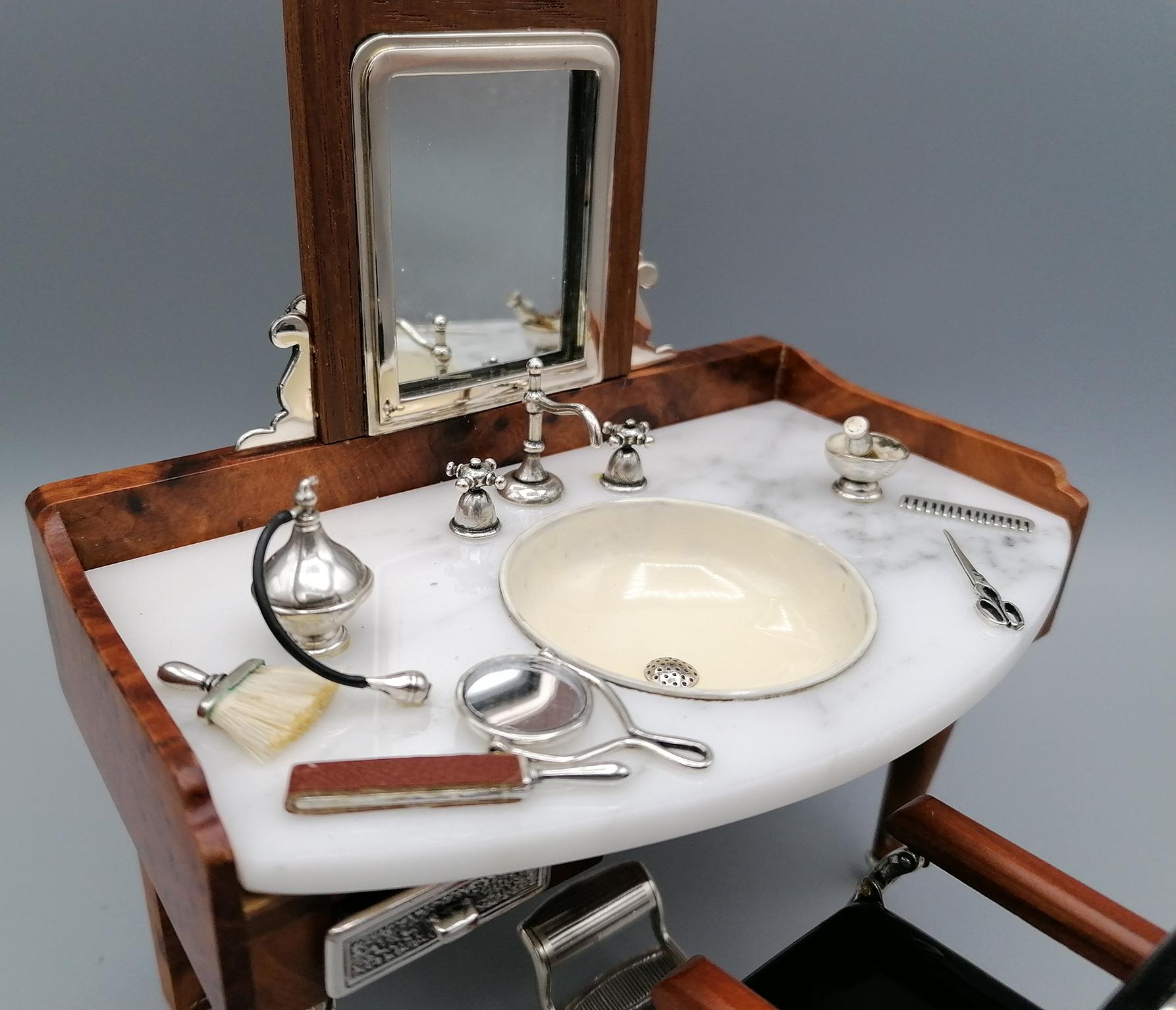 miniature barber shop furniture