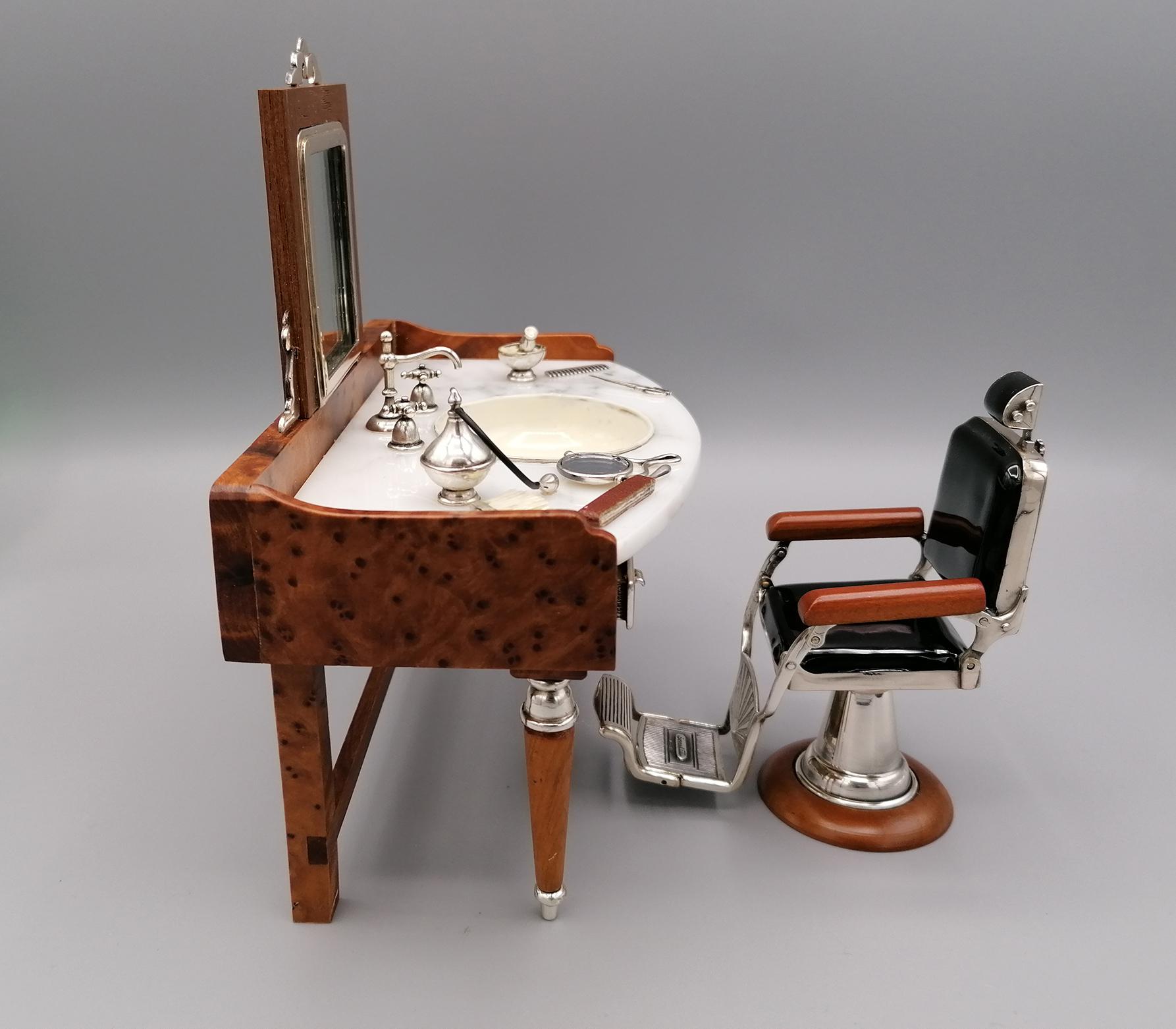 miniature barber chair