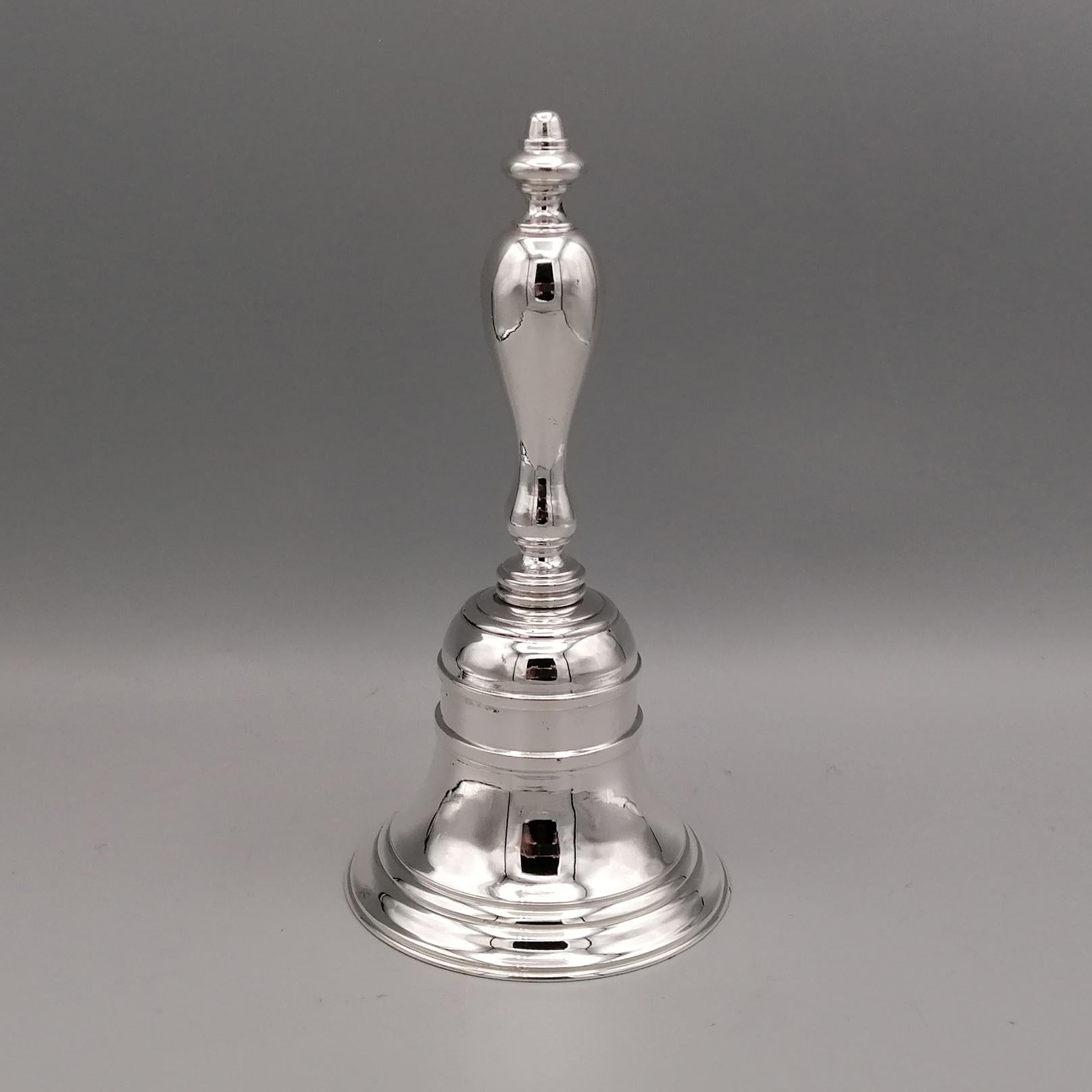 20th Century Italian Sterling Silver Table Bell 6