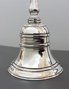 20th Century Italian Sterling Silver Table Bell