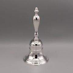 Campana da tavolo in argento massiccio del XX secolo