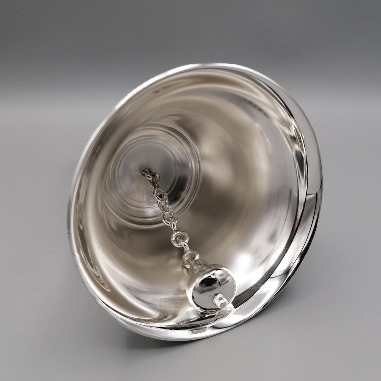 20th Century Italian Sterling Silver Table Bell For Sale 1