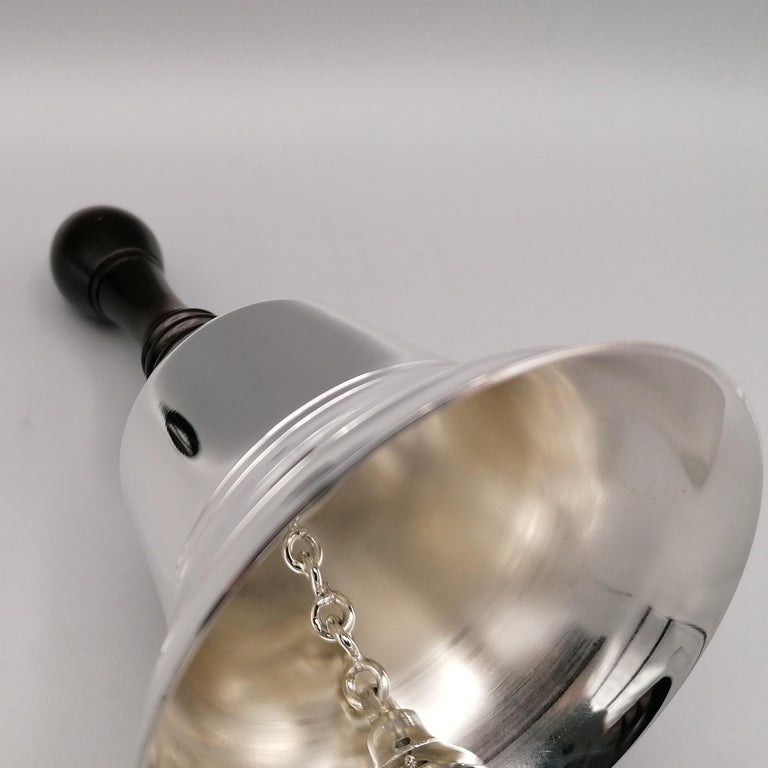 20th Century Italian Sterling Silver Table Bell For Sale 2