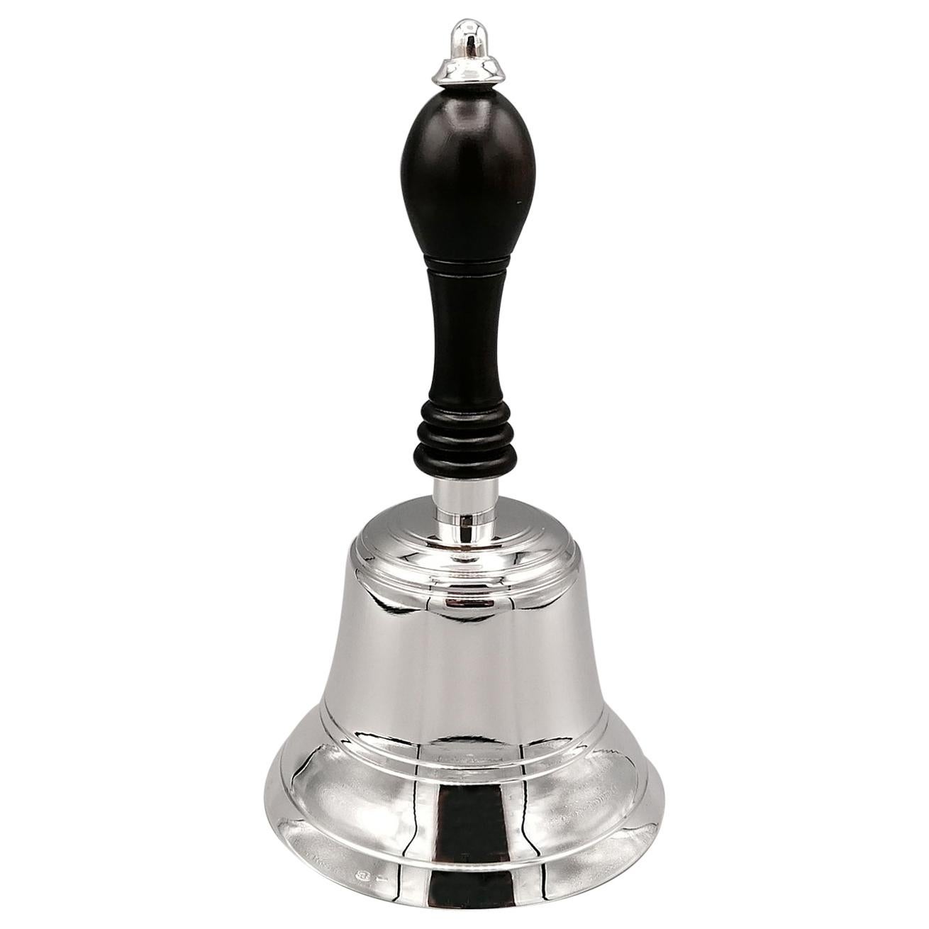 20th Century Italian Sterling Silver Table Bell