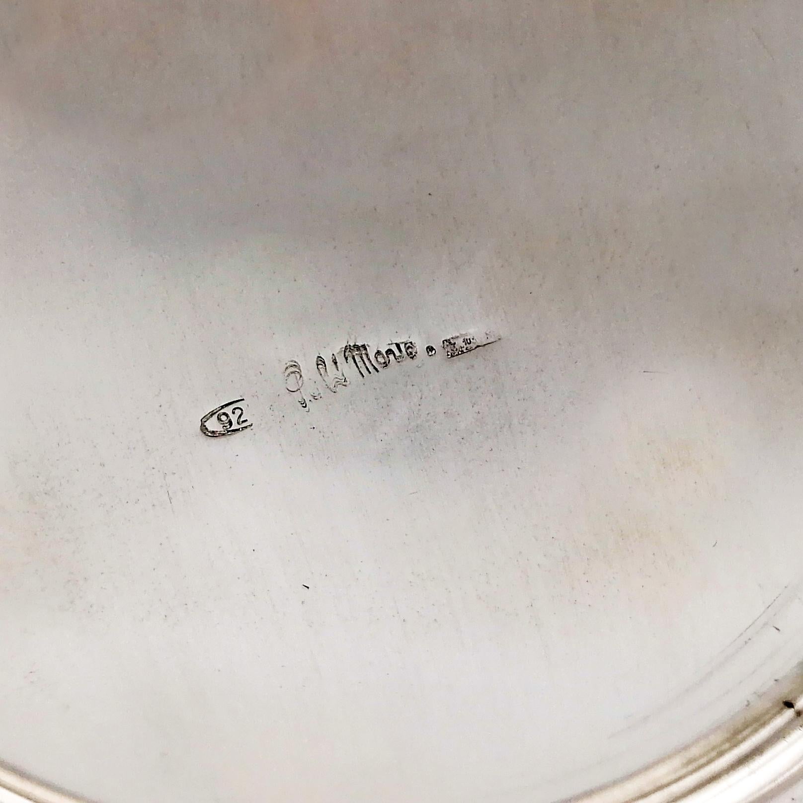 Vaso in argento massiccio del XX secolo in vendita 3