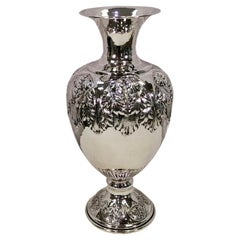 Vintage 20th Century Italian Sterling Silver vase