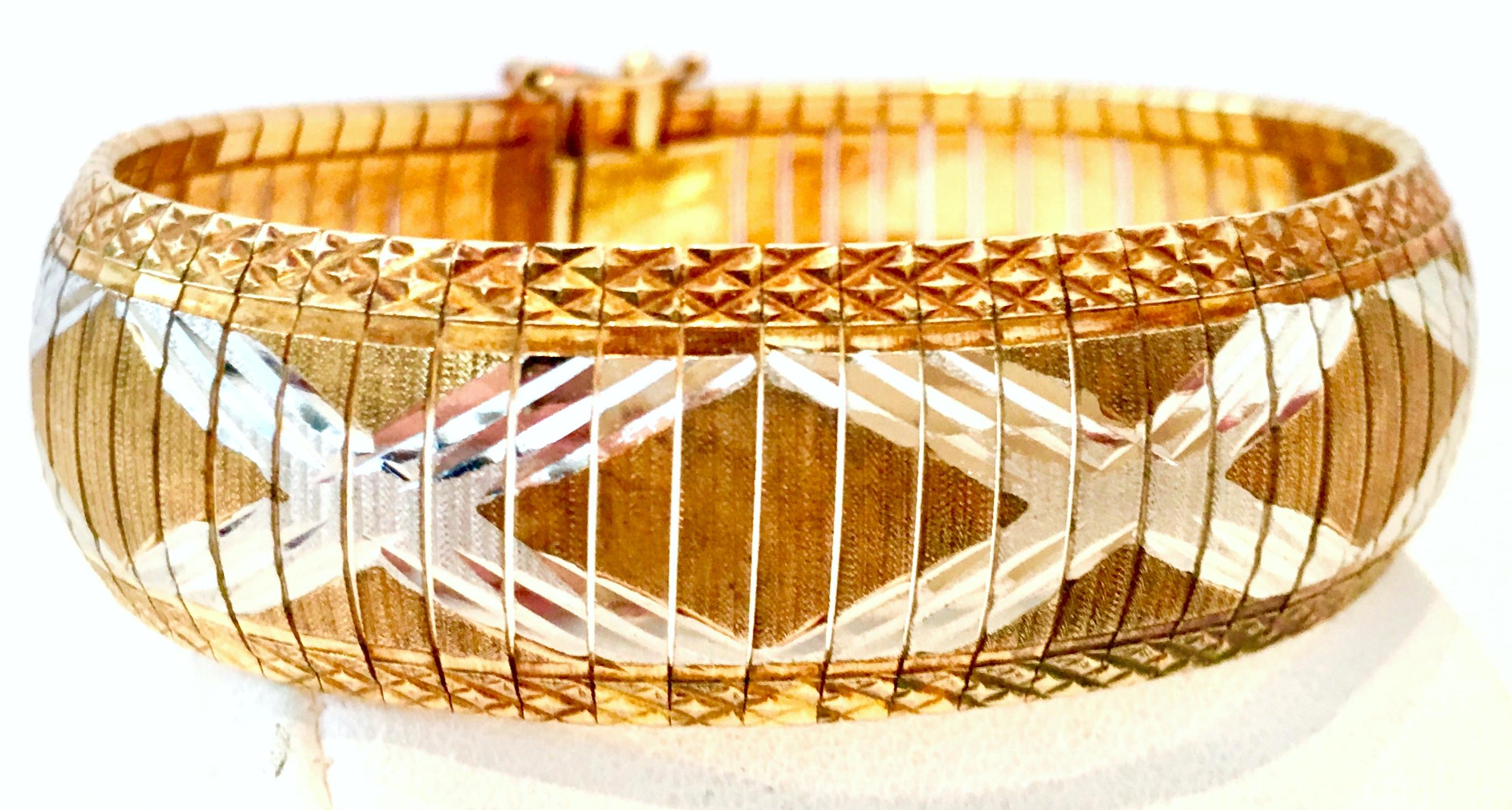 20th Century Italian Sterling Silver & Gold Vermeil Milor 